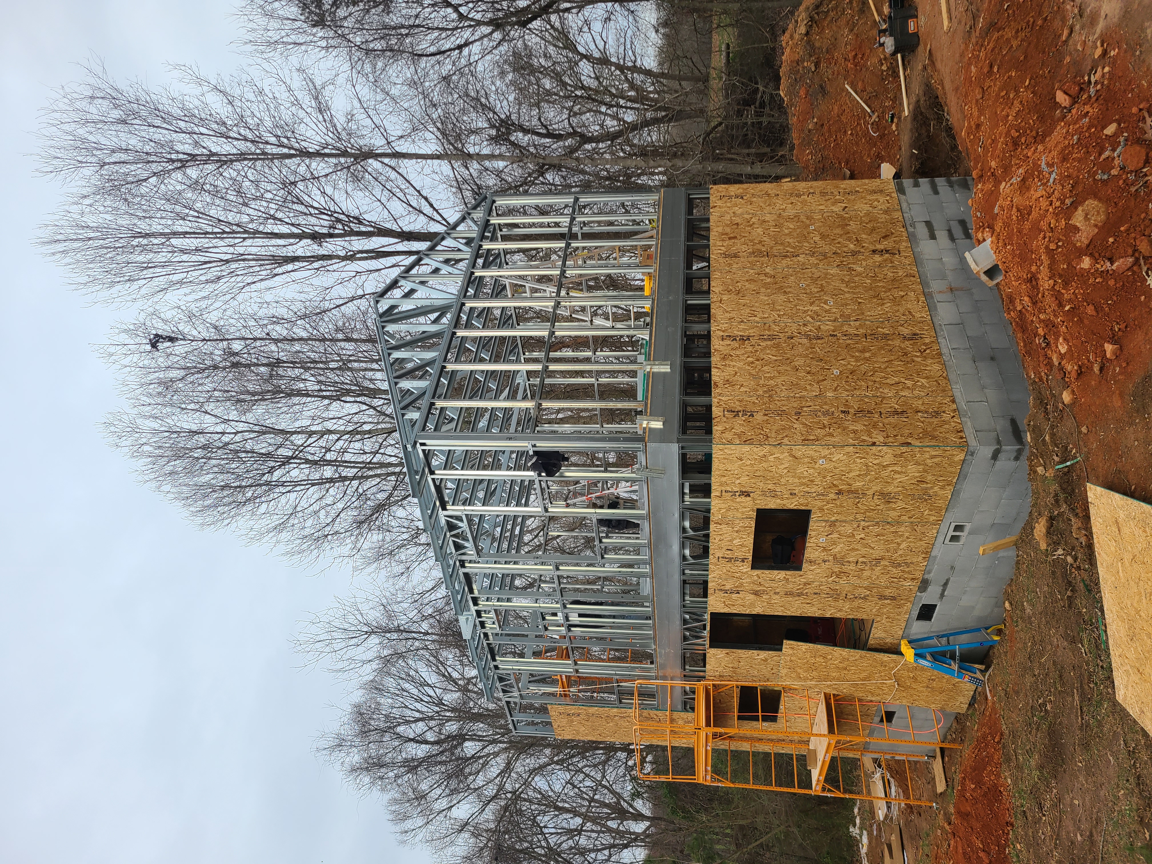 Residential light-gauge steel frame